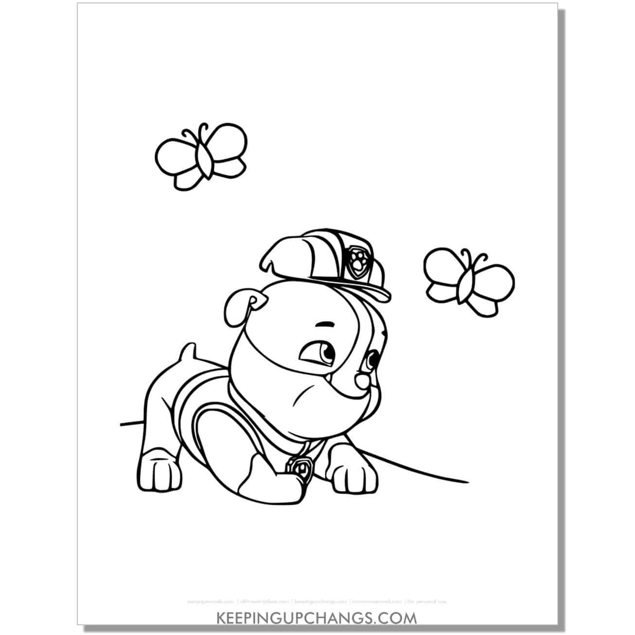 Free paw patrol coloring pages sheets popular printables