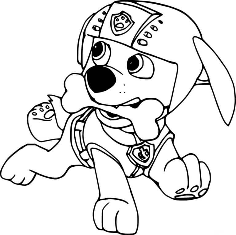 Zuma paw patrol coloring pages