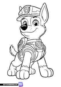 Paw patrol coloring pages