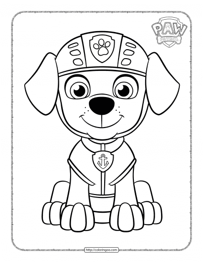 Paw patrol coloring pages free pdf printables