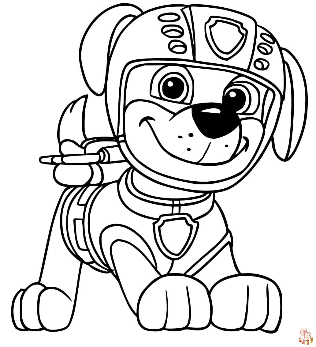 Discover the best free paw patrol coloring pages printable