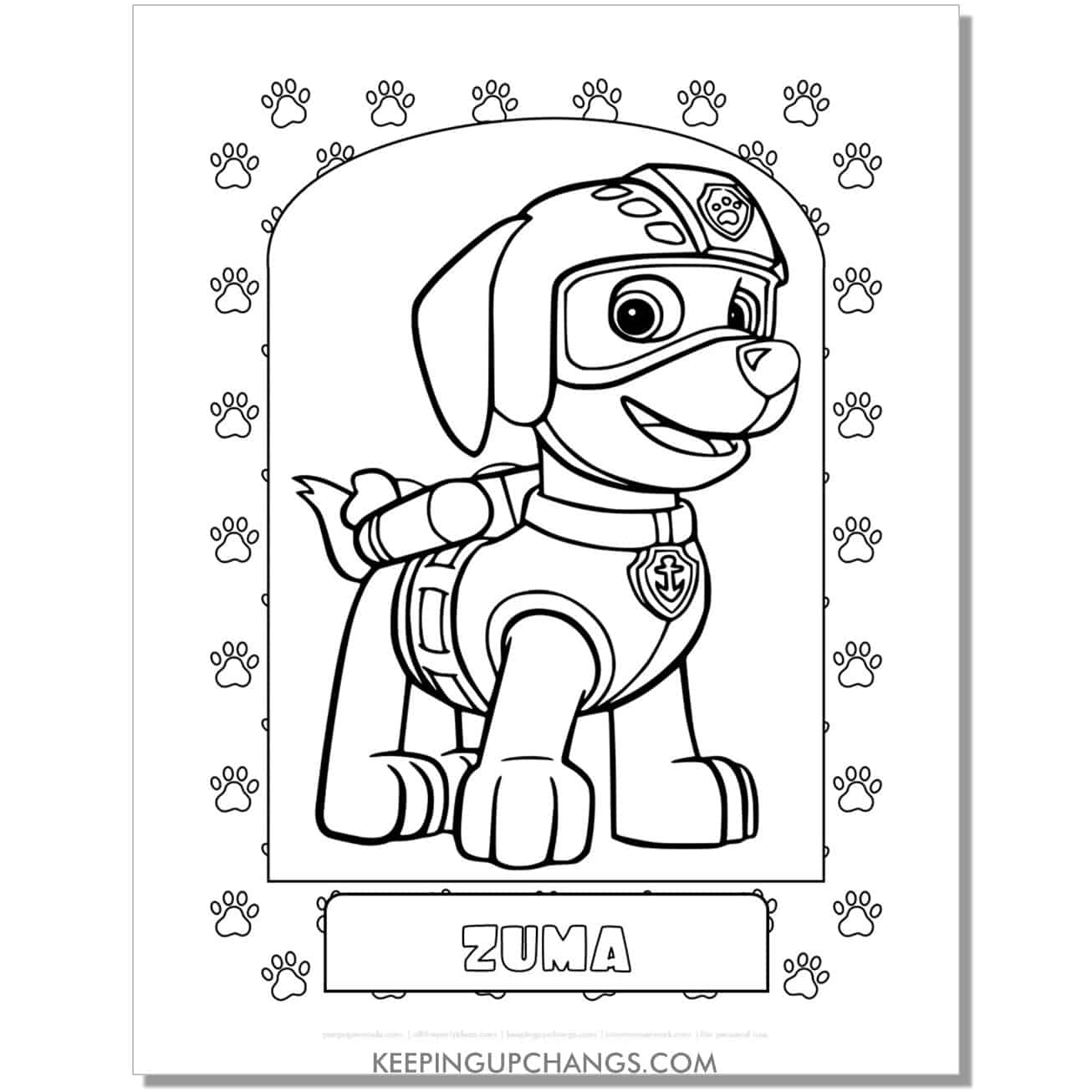 Free paw patrol coloring pages sheets popular printables