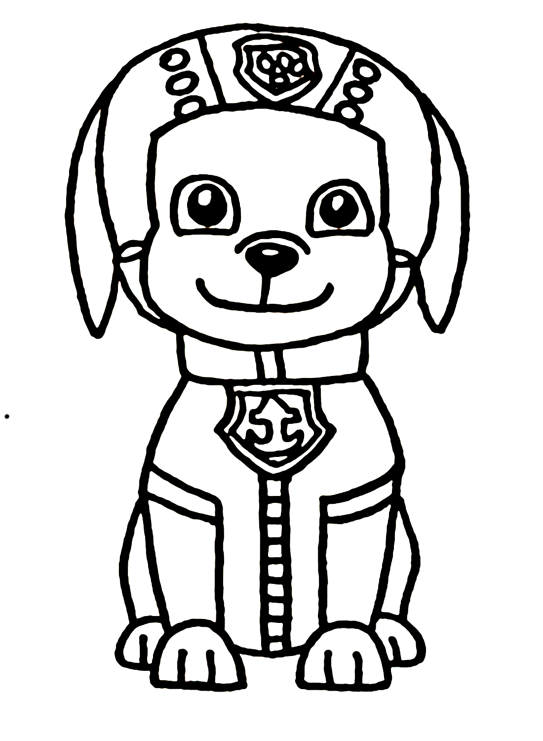 Zuma paw patrol coloring pages printable for free download