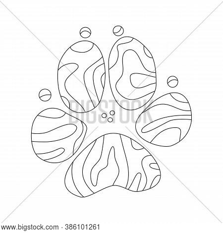 Dog paw print vector photo free trial bigstock