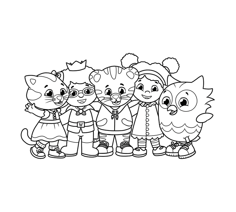 Art daniel tiger pbs kids