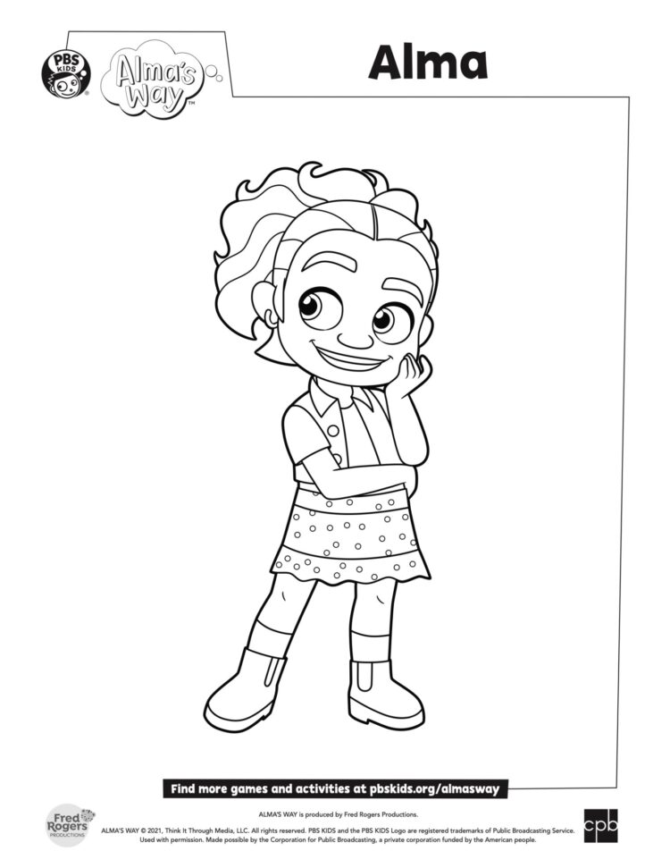 Alma coloring page kids coloring pages kids for parents