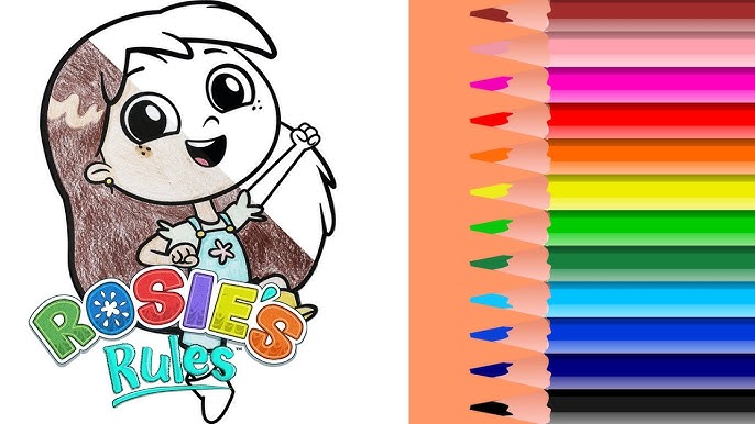 Elinor wonders why elinor rabbit coloring page colored pencils pbs kids