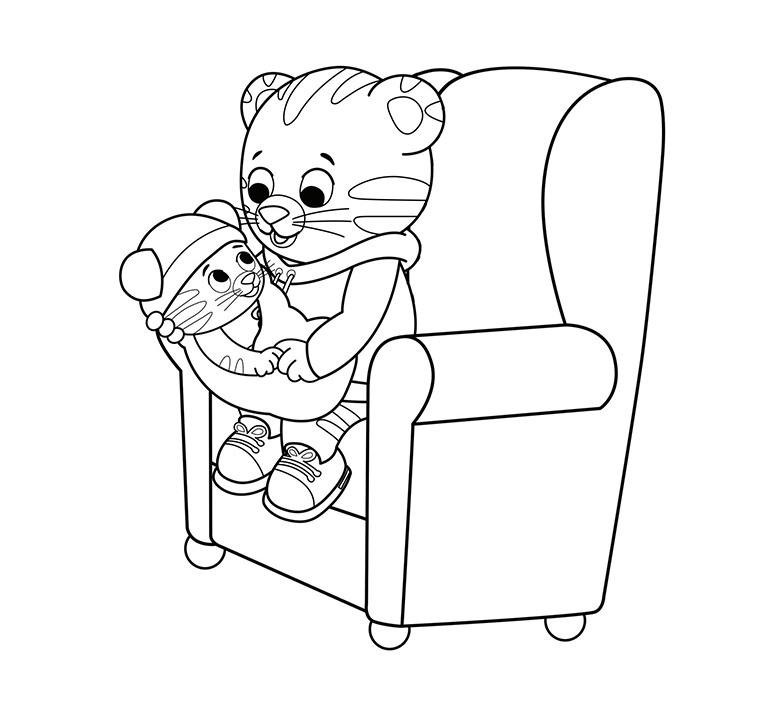 Art daniel tiger pbs kids