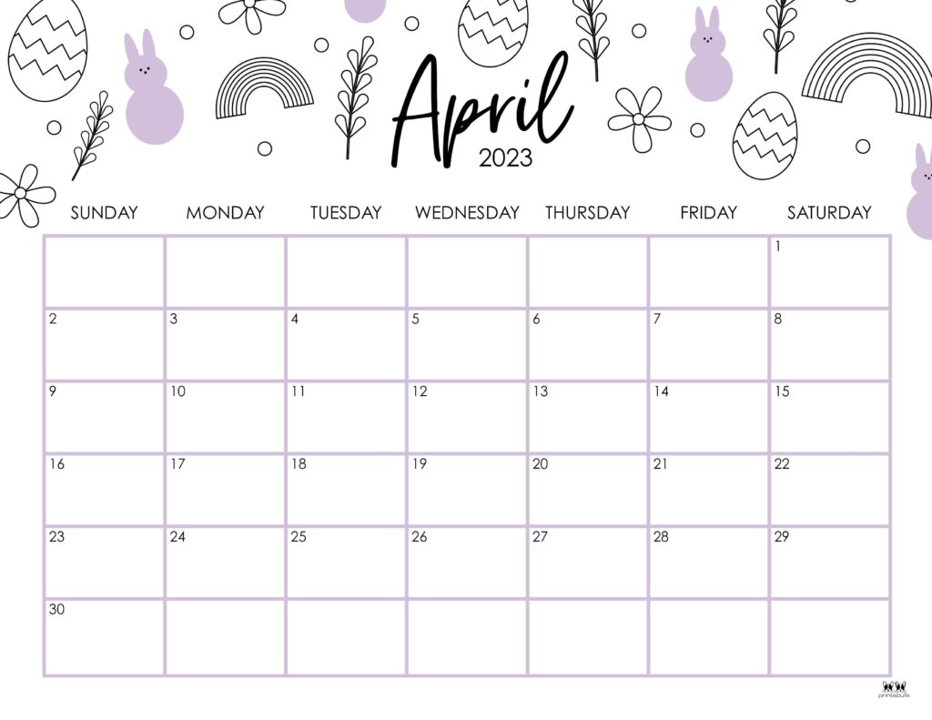 April calendars