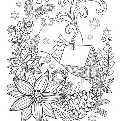 Free christmas coloring pages for