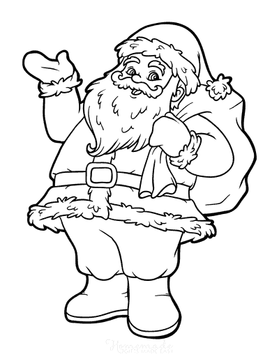 Free christmas coloring pages printables