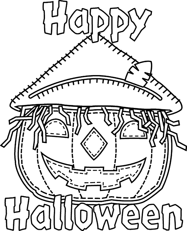 Spooky halloween coloring pages printable for free download