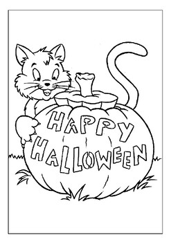 Witches ghouls and more printable halloween coloring pages for kids pdf