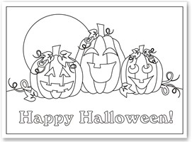 Free halloween coloring pages