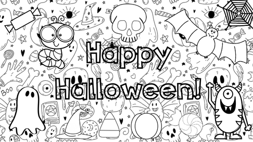 Halloween coloring pages coloring sheets activity worksheets teaching resources