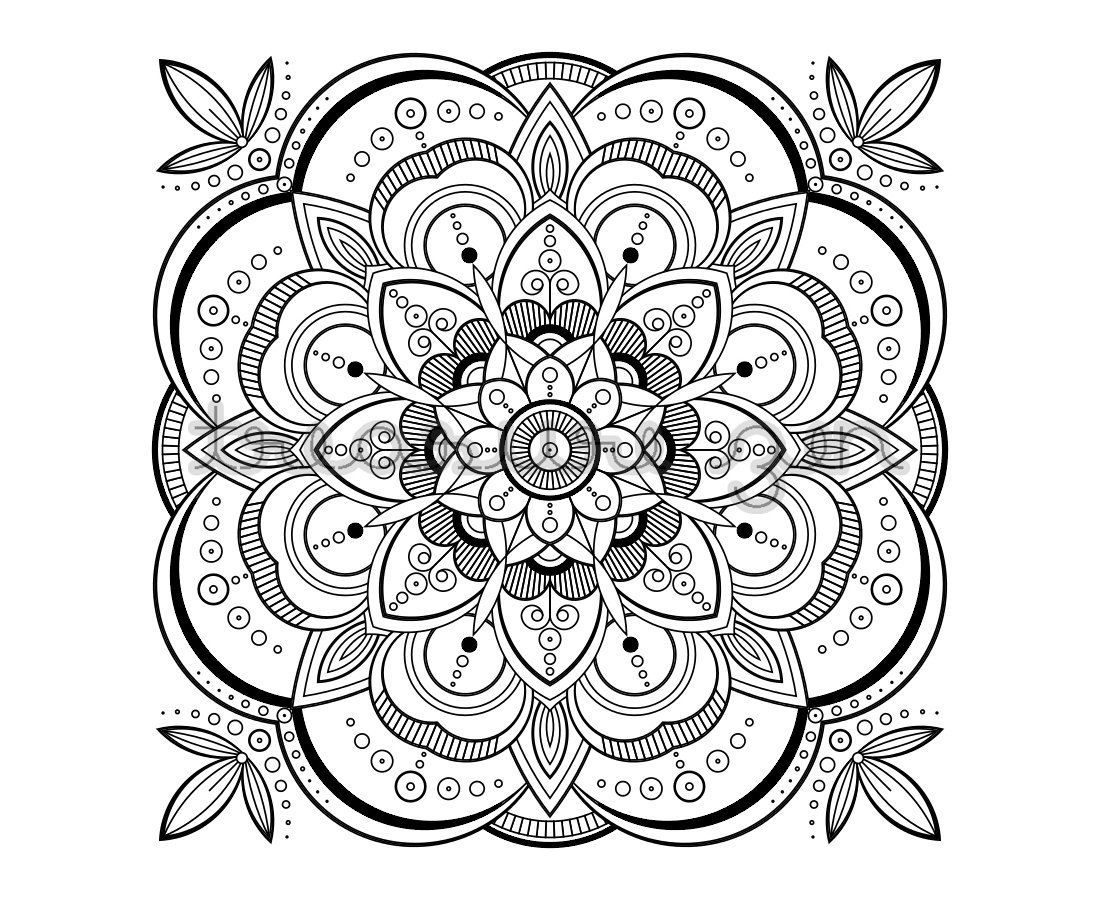 Printable mandala coloring pages coloring page mandala coloring pages pdf