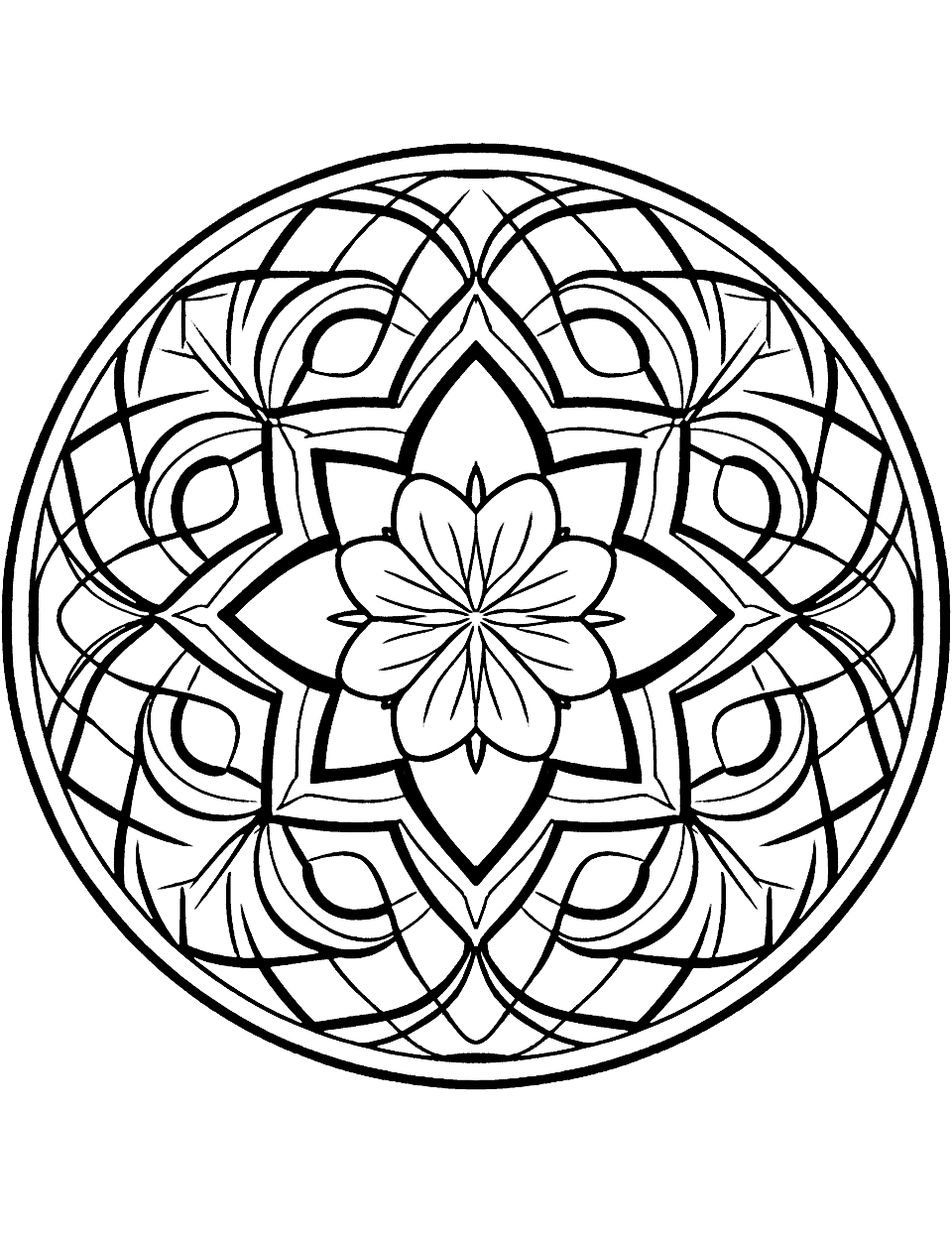 Mandala coloring pages free printable sheets