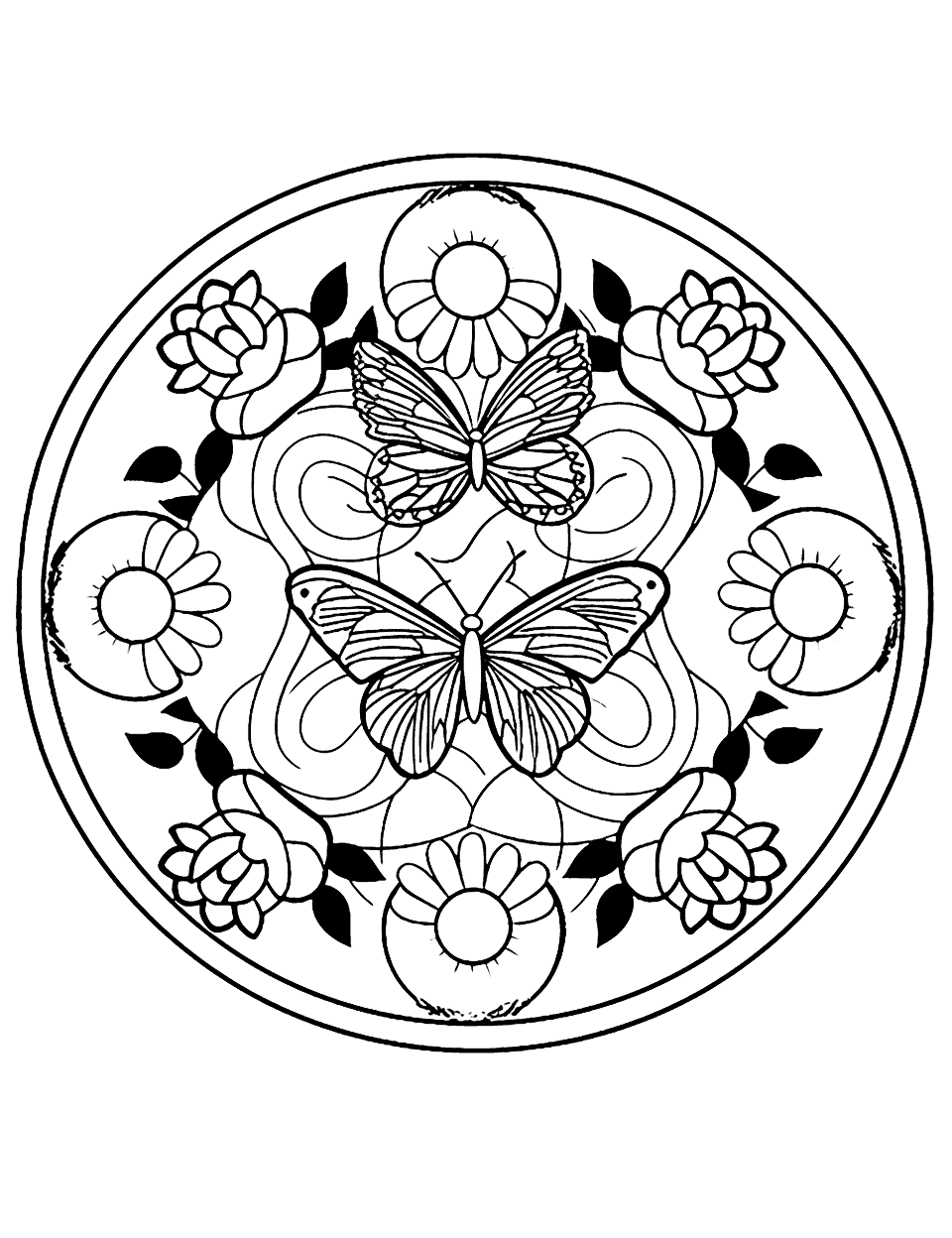 Mandala coloring pages free printable sheets