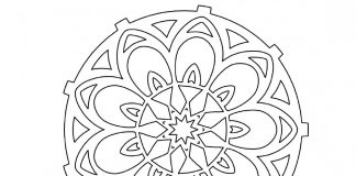 Free pdf printable mandala coloring pages for kids