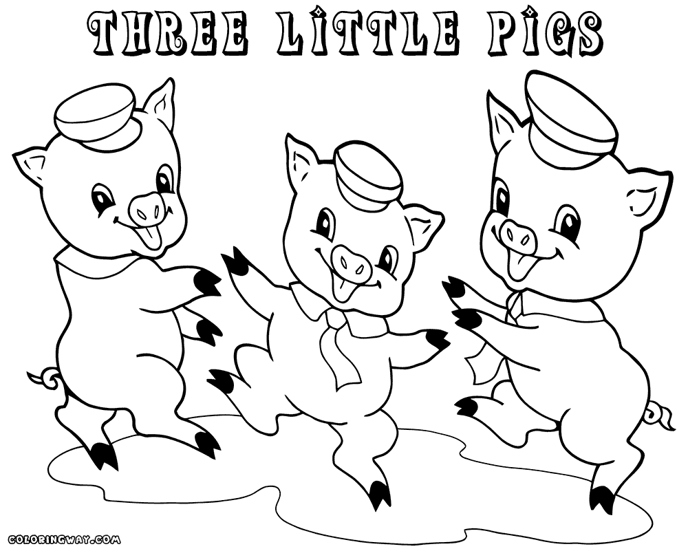 Immerse yourself in the world of three little pigs story with our fun and creative coloring pages free and printable designs