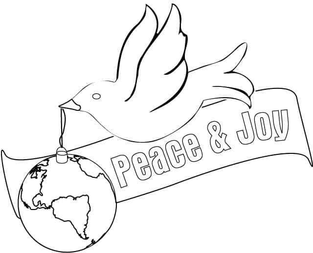 Peace coloring pages