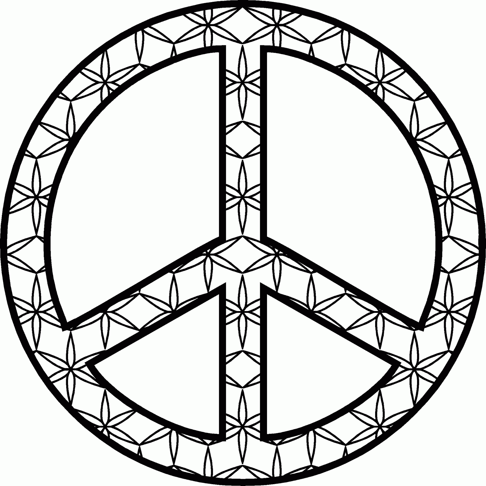 Peace coloring pages