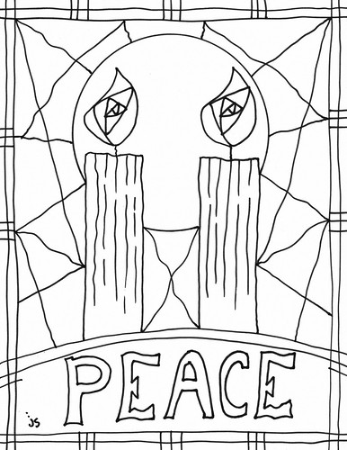 Advent coloring sheets â stushie art