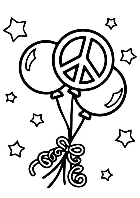 Peace coloring pages