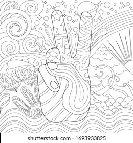 Peace coloring pages images stock photos d objects vectors