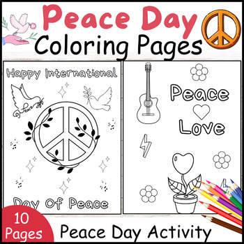 International day of peace coloring pages