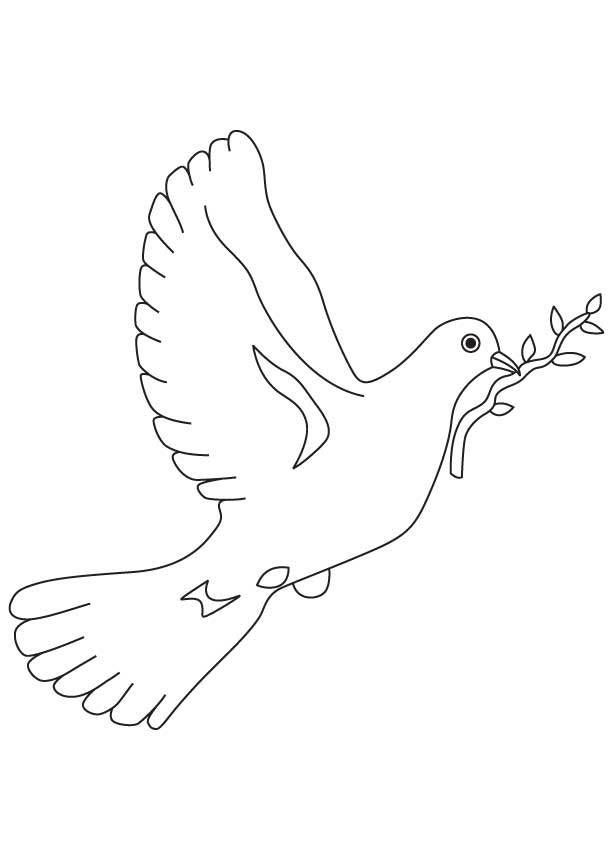 Dove a symbol of peace coloring page download free dove a symbol of peace coloring page for kids best coloring pages