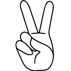 Top free printable peace sign coloring pages online