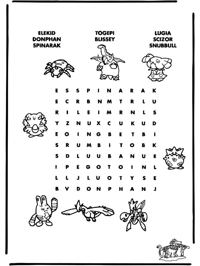 Pokemon puzzle