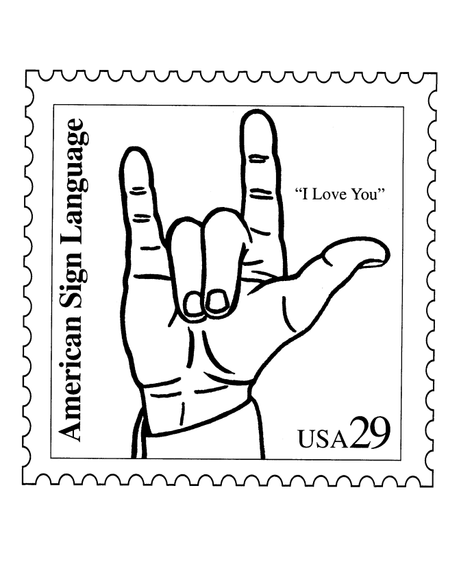 Bluebonkers usps love stamp coloring pages