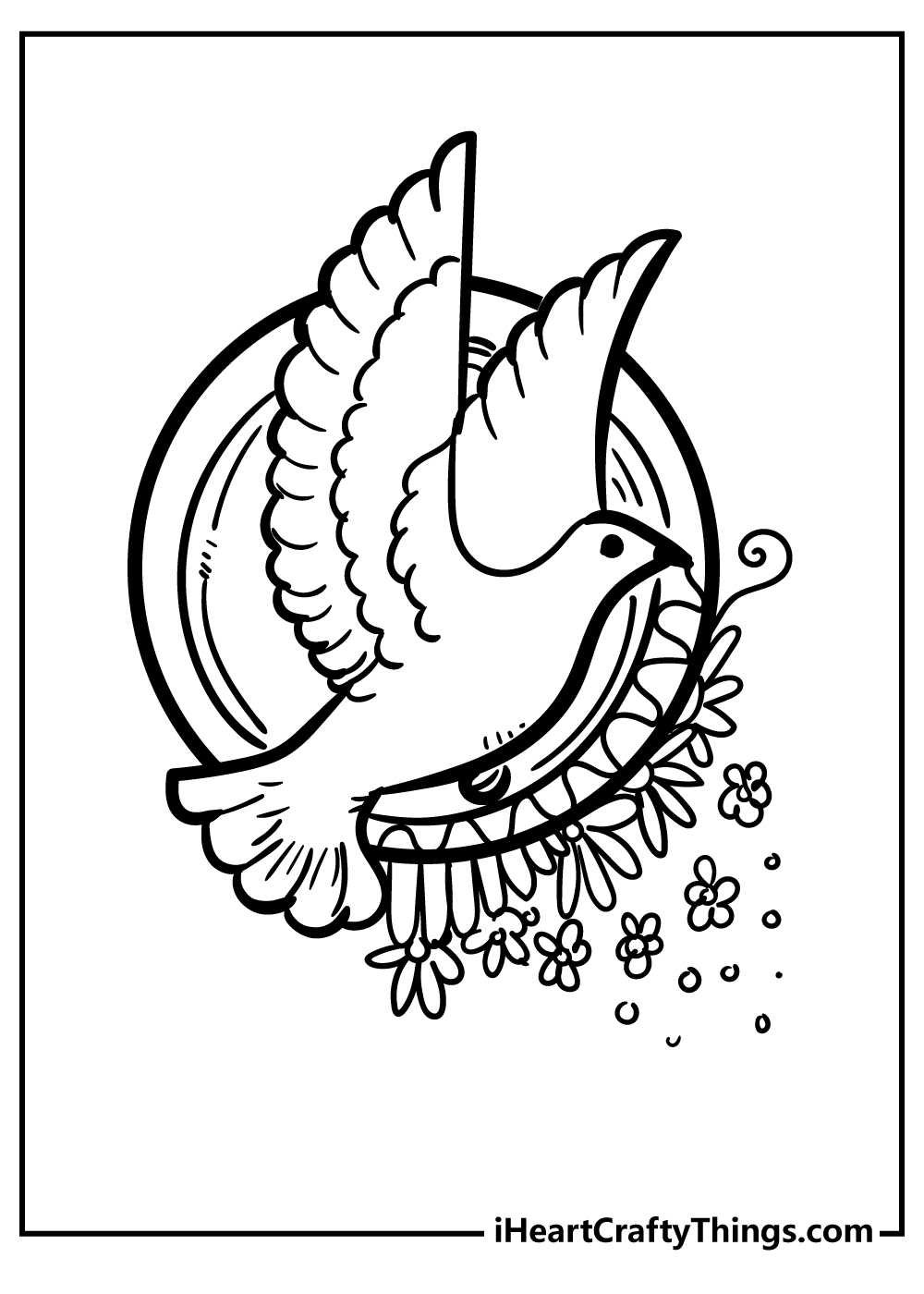 Peace coloring pages free printables