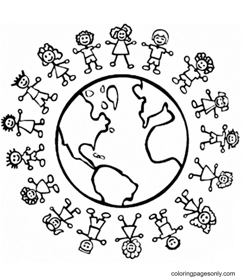 International day of peace coloring pages printable for free download