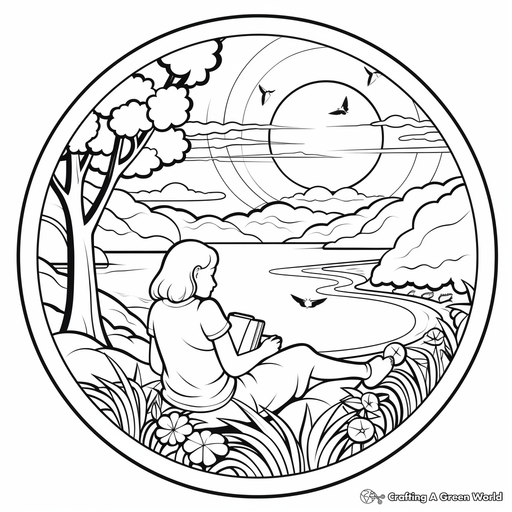 Peace coloring pages