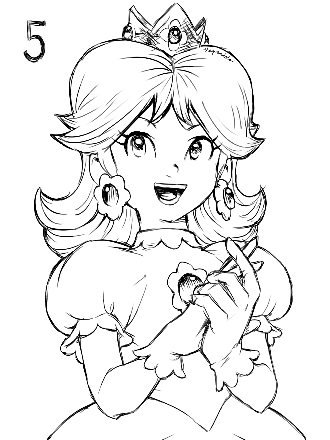 Thegrandstar on x princess peach daisy rosalina drawn in a mario manga styleðð httpstcoblcauwqquk x