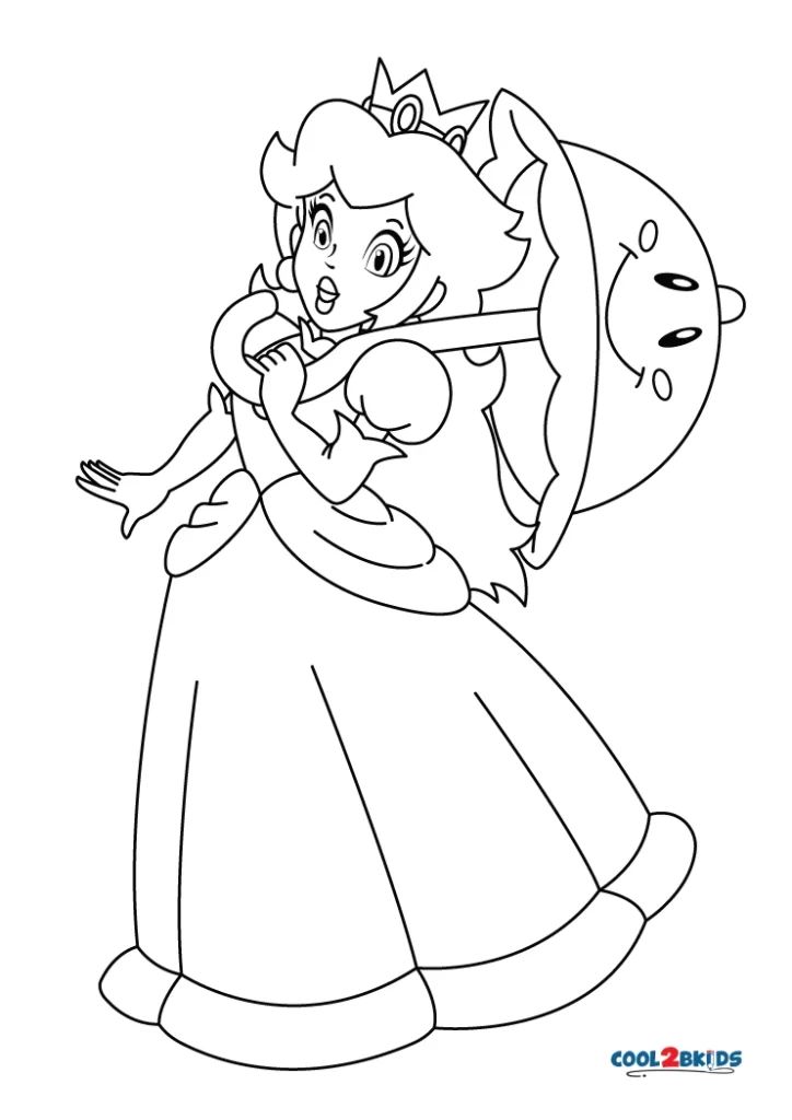 Printable princess peach coloring pages for kids witch coloring pages coloring pages princess peach