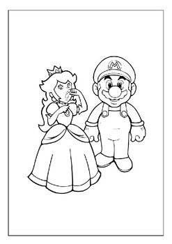 Explore marios world princess peach coloring pages for children pages