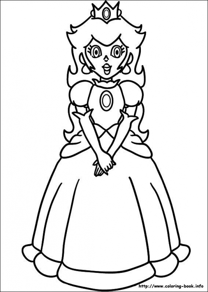 Get this mario coloring pages princess peach hsl