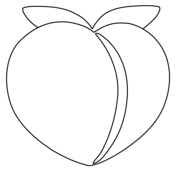 Peaches coloring pages free coloring pages