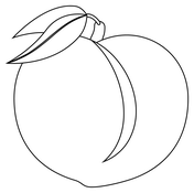 Peaches coloring pages free coloring pages