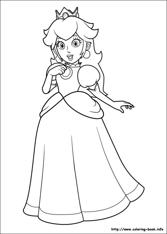 Super mario bros coloring picture