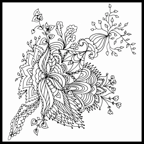 Graceful peacock coloring page vector images