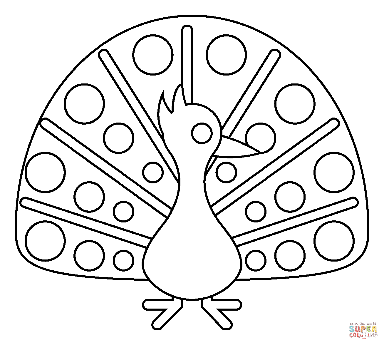 Peacock emoji coloring page free printable coloring pages