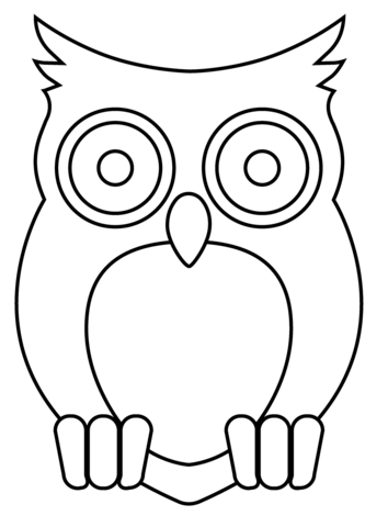 Owl emoji coloring page free printable coloring pages