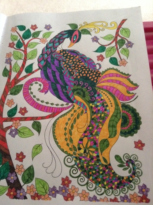 My pleted colouring pages