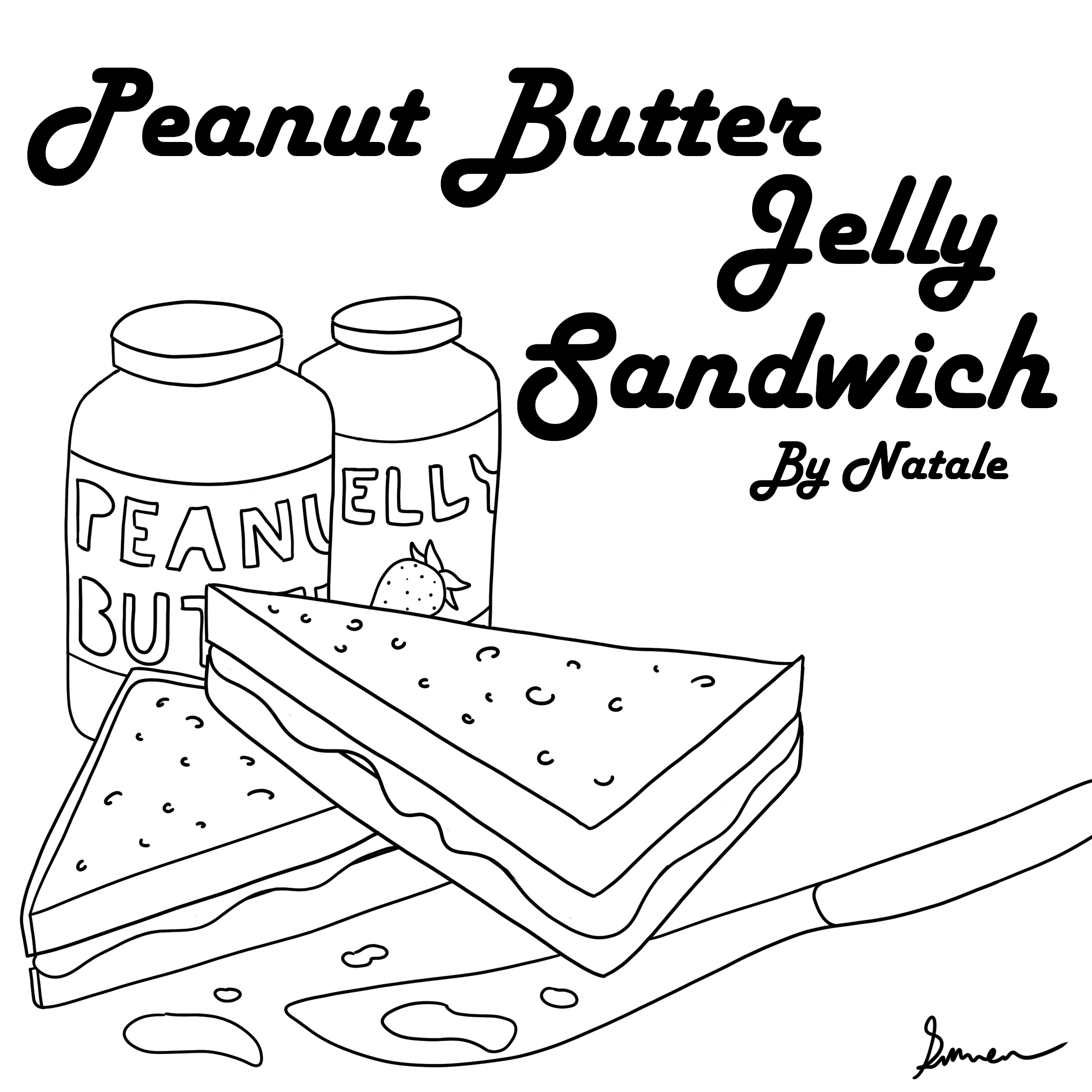 Peanut butter jelly sandwich