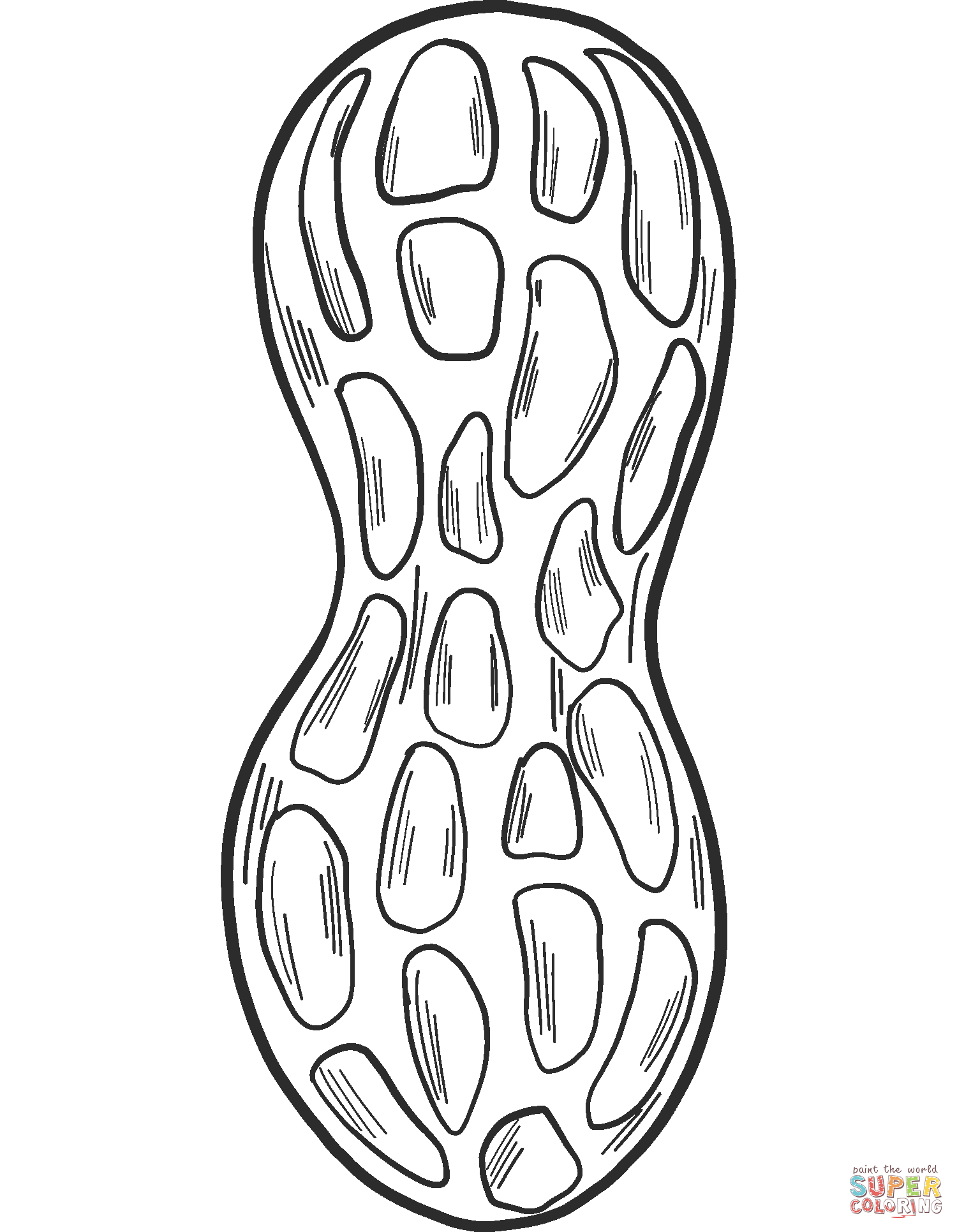 Peanut coloring page free printable coloring pages